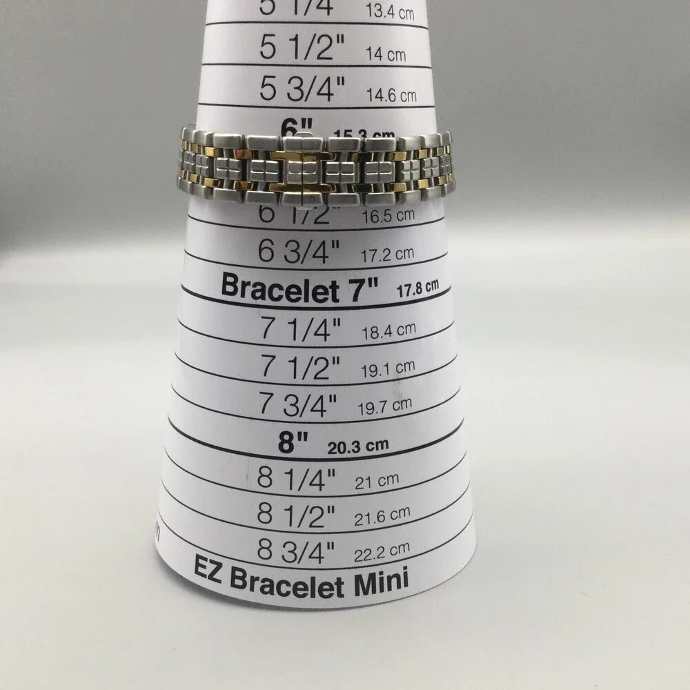 Citizen Eco-Drive Womens Watch 25mm White Dial Silver Gold Tone Diamond 6.25